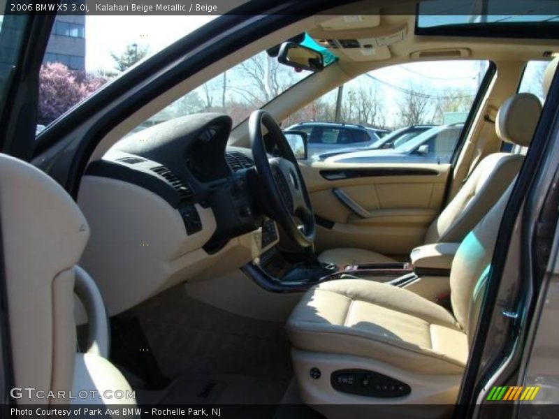 Kalahari Beige Metallic / Beige 2006 BMW X5 3.0i