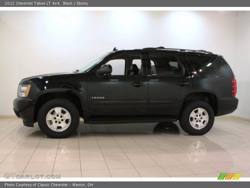Black / Ebony 2012 Chevrolet Tahoe LT 4x4