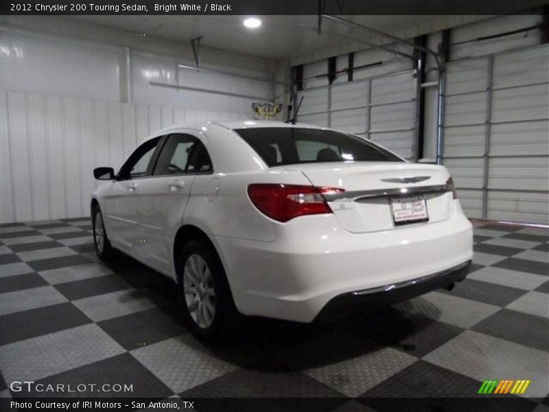 Bright White / Black 2012 Chrysler 200 Touring Sedan
