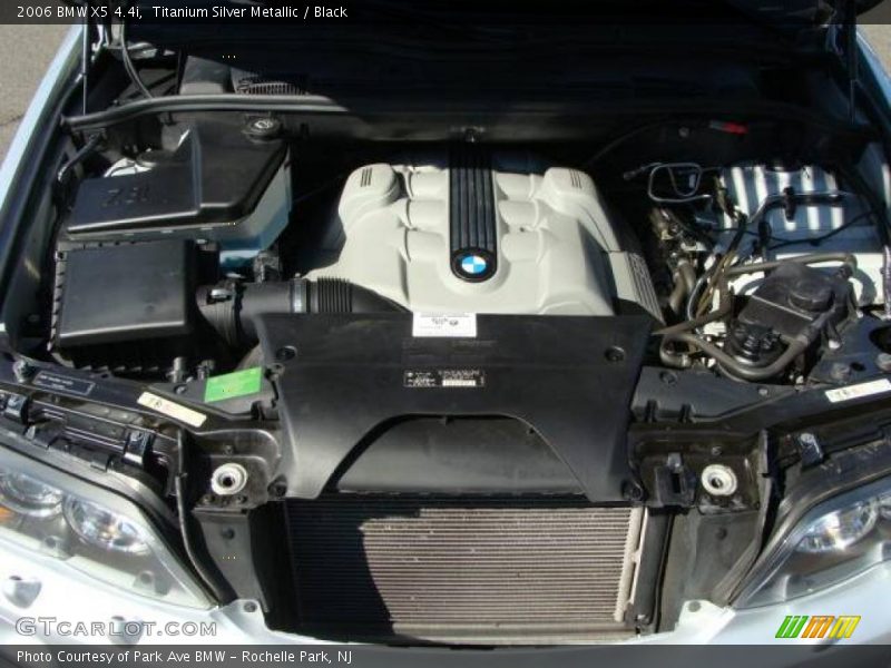 Titanium Silver Metallic / Black 2006 BMW X5 4.4i
