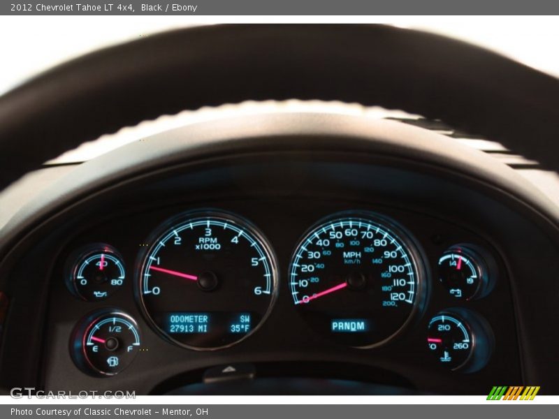 Black / Ebony 2012 Chevrolet Tahoe LT 4x4
