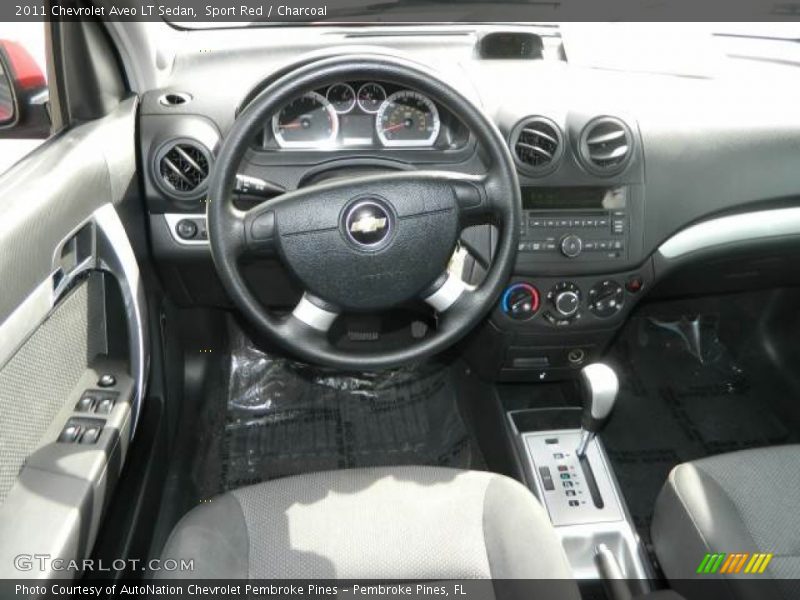 Sport Red / Charcoal 2011 Chevrolet Aveo LT Sedan