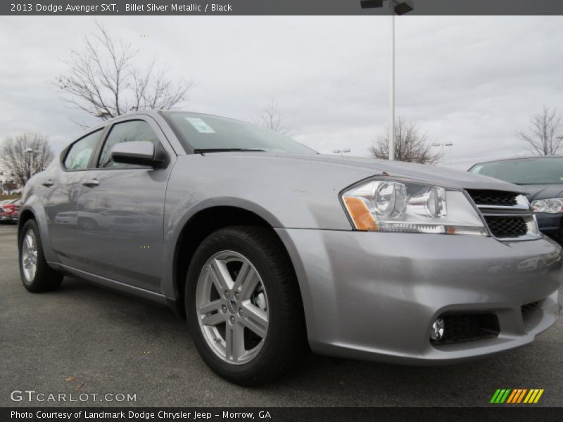 Billet Silver Metallic / Black 2013 Dodge Avenger SXT