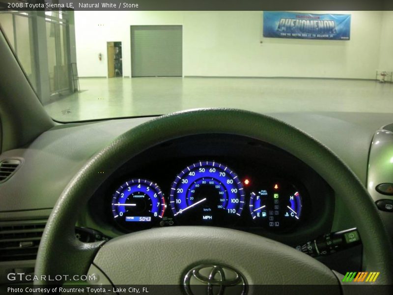 Natural White / Stone 2008 Toyota Sienna LE