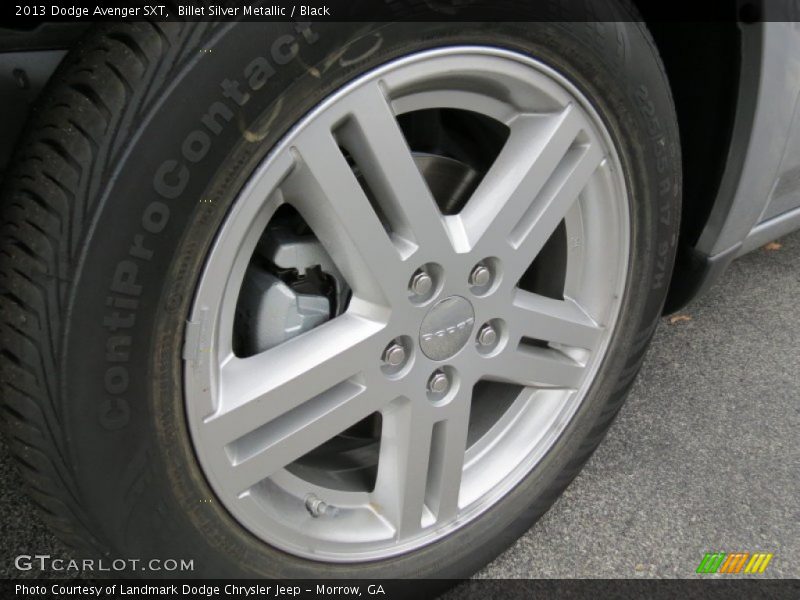 Billet Silver Metallic / Black 2013 Dodge Avenger SXT