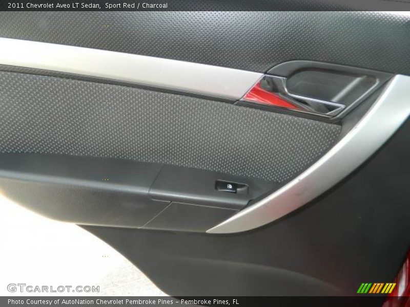 Sport Red / Charcoal 2011 Chevrolet Aveo LT Sedan