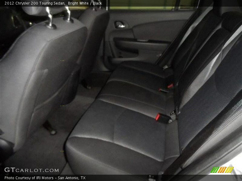 Bright White / Black 2012 Chrysler 200 Touring Sedan