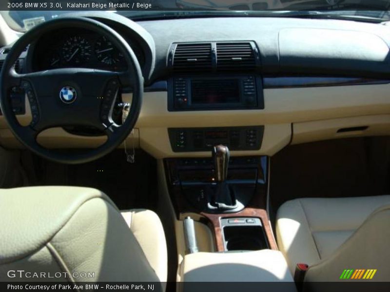 Kalahari Beige Metallic / Beige 2006 BMW X5 3.0i