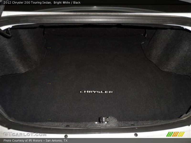 Bright White / Black 2012 Chrysler 200 Touring Sedan