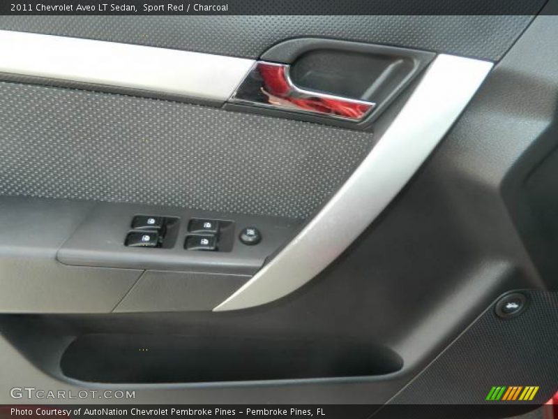 Sport Red / Charcoal 2011 Chevrolet Aveo LT Sedan