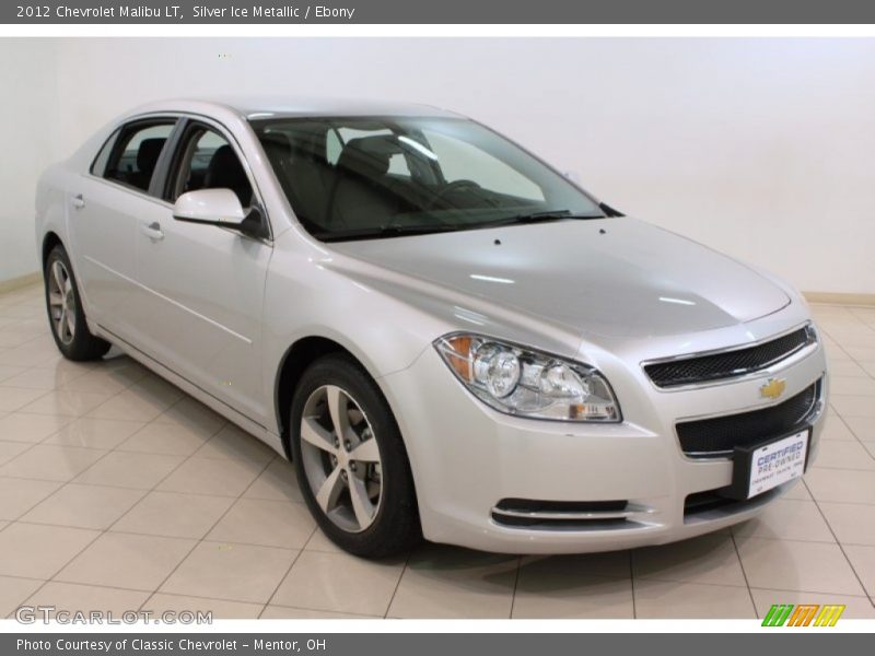Silver Ice Metallic / Ebony 2012 Chevrolet Malibu LT