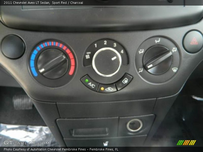 Sport Red / Charcoal 2011 Chevrolet Aveo LT Sedan