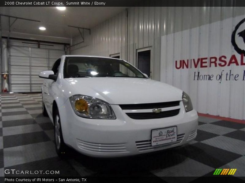 Summit White / Ebony 2008 Chevrolet Cobalt LT Coupe
