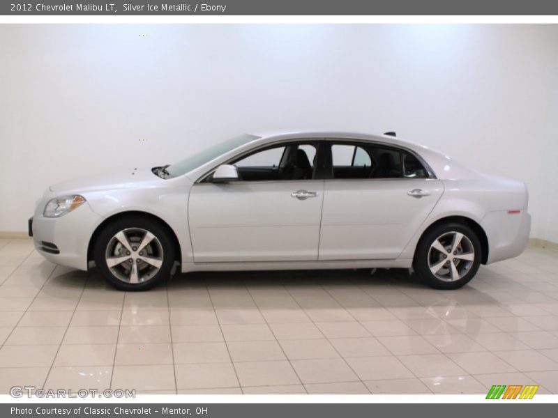 Silver Ice Metallic / Ebony 2012 Chevrolet Malibu LT