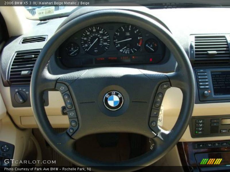 Kalahari Beige Metallic / Beige 2006 BMW X5 3.0i