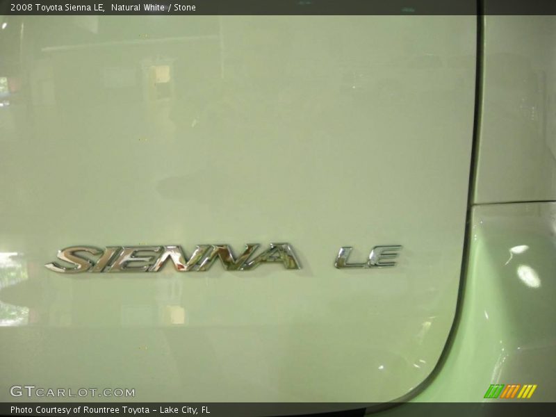 Natural White / Stone 2008 Toyota Sienna LE