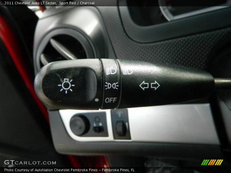 Sport Red / Charcoal 2011 Chevrolet Aveo LT Sedan