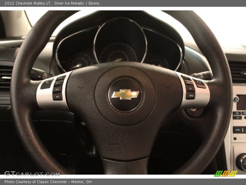 Silver Ice Metallic / Ebony 2012 Chevrolet Malibu LT