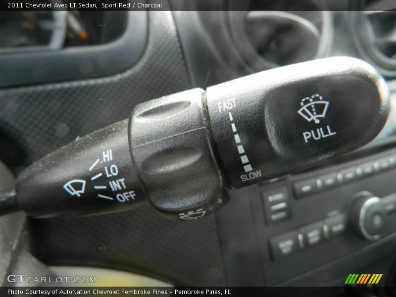 Sport Red / Charcoal 2011 Chevrolet Aveo LT Sedan