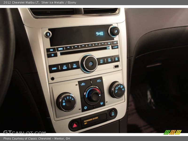 Silver Ice Metallic / Ebony 2012 Chevrolet Malibu LT