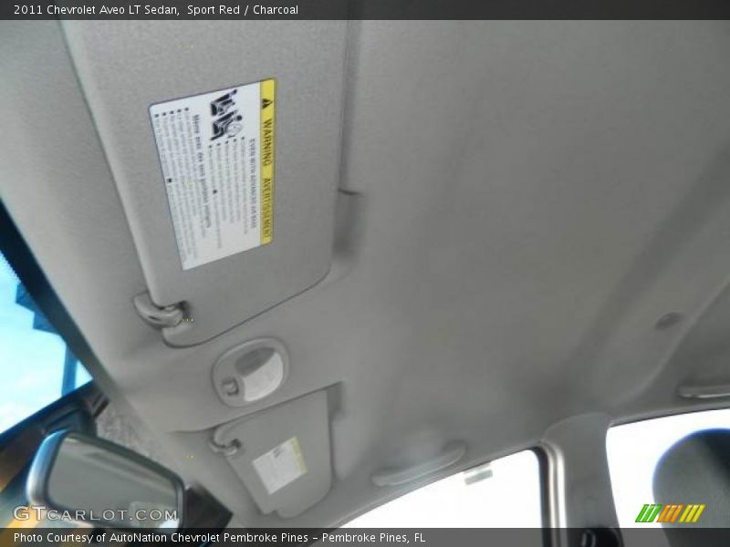 Sport Red / Charcoal 2011 Chevrolet Aveo LT Sedan