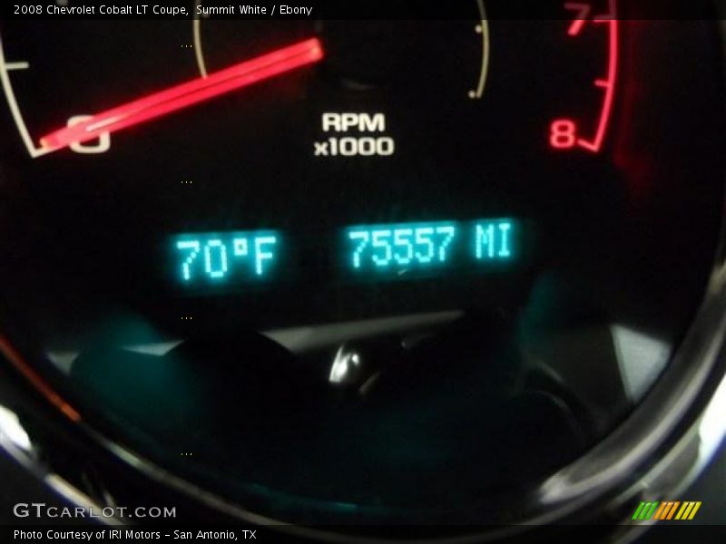 Summit White / Ebony 2008 Chevrolet Cobalt LT Coupe