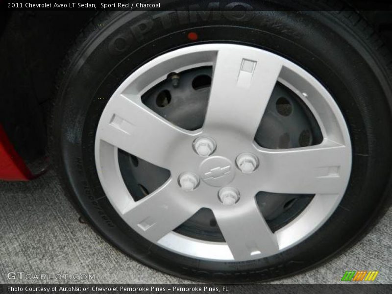 Sport Red / Charcoal 2011 Chevrolet Aveo LT Sedan