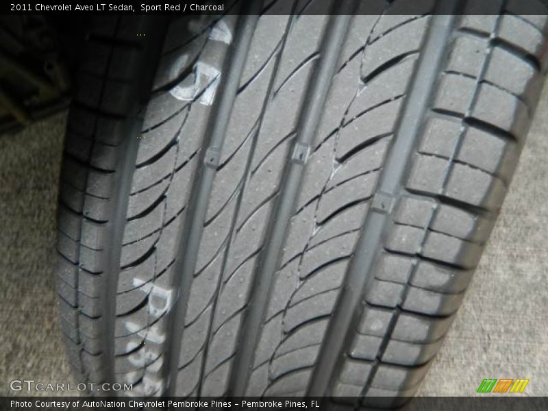 Sport Red / Charcoal 2011 Chevrolet Aveo LT Sedan