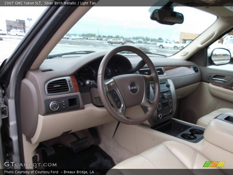 Silver Birch Metallic / Light Tan 2007 GMC Yukon SLT