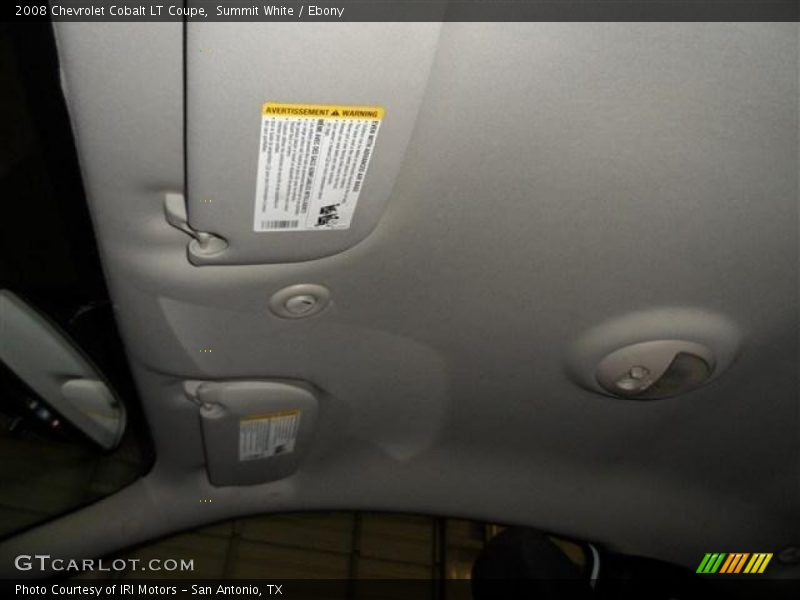 Summit White / Ebony 2008 Chevrolet Cobalt LT Coupe