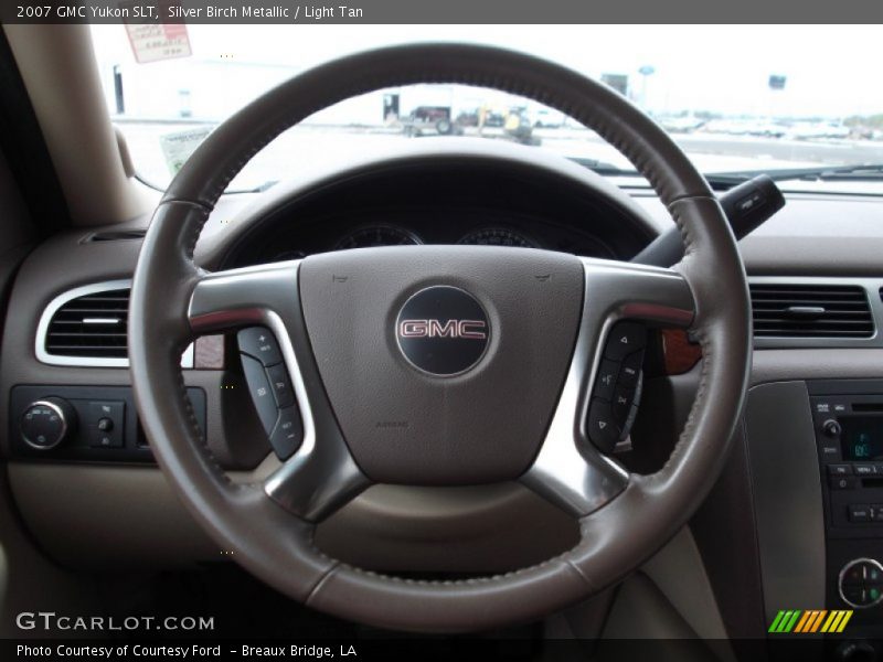 Silver Birch Metallic / Light Tan 2007 GMC Yukon SLT