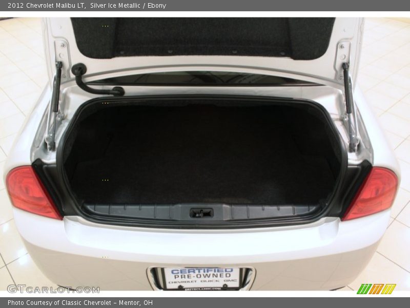 Silver Ice Metallic / Ebony 2012 Chevrolet Malibu LT