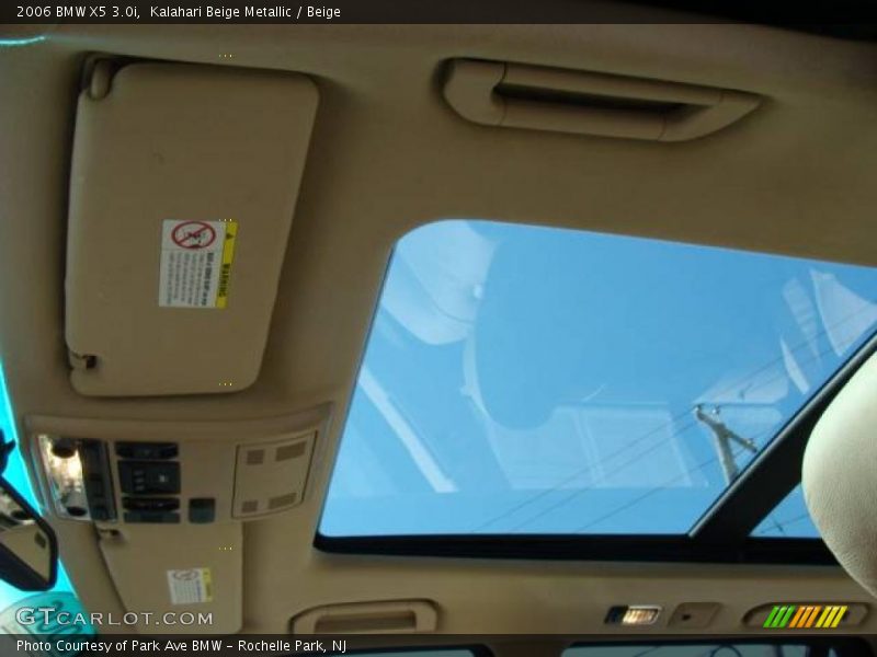 Kalahari Beige Metallic / Beige 2006 BMW X5 3.0i