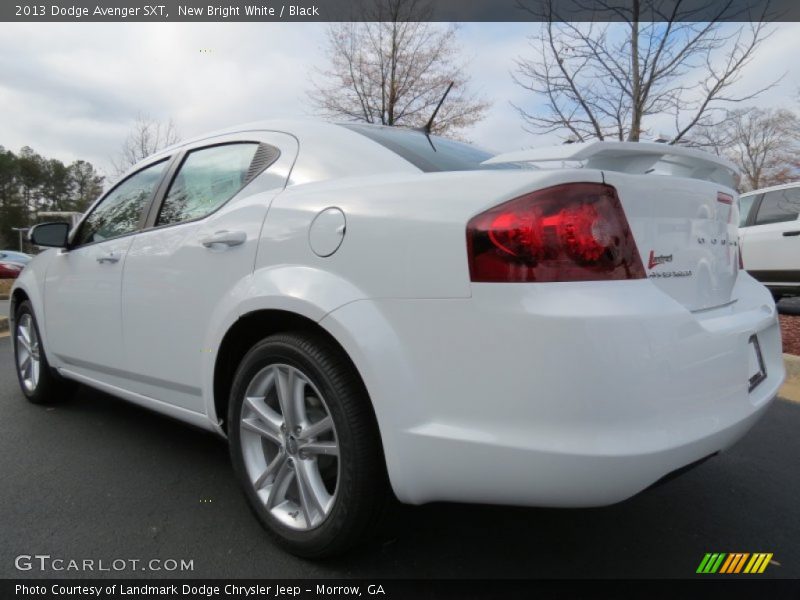 New Bright White / Black 2013 Dodge Avenger SXT