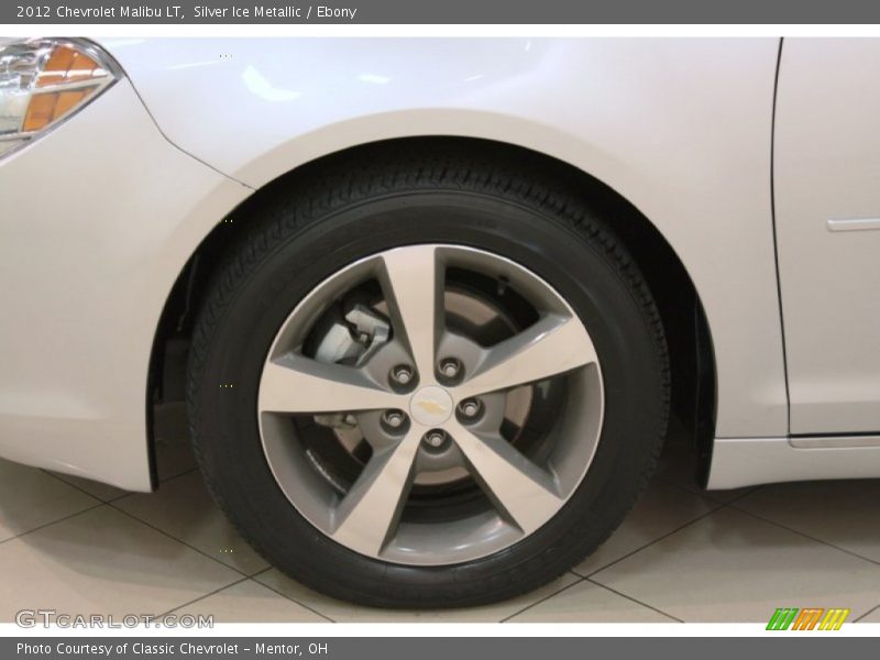 Silver Ice Metallic / Ebony 2012 Chevrolet Malibu LT