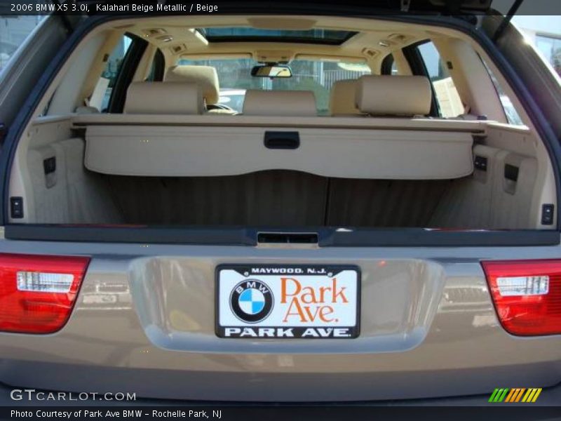 Kalahari Beige Metallic / Beige 2006 BMW X5 3.0i