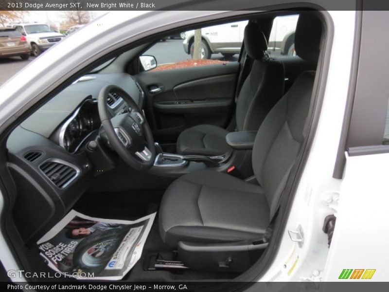 New Bright White / Black 2013 Dodge Avenger SXT