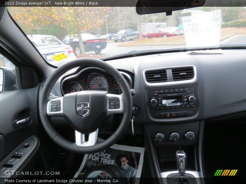 New Bright White / Black 2013 Dodge Avenger SXT