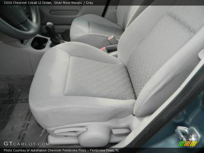 Silver Moss Metallic / Gray 2009 Chevrolet Cobalt LS Sedan