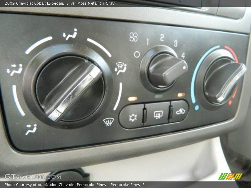 Silver Moss Metallic / Gray 2009 Chevrolet Cobalt LS Sedan