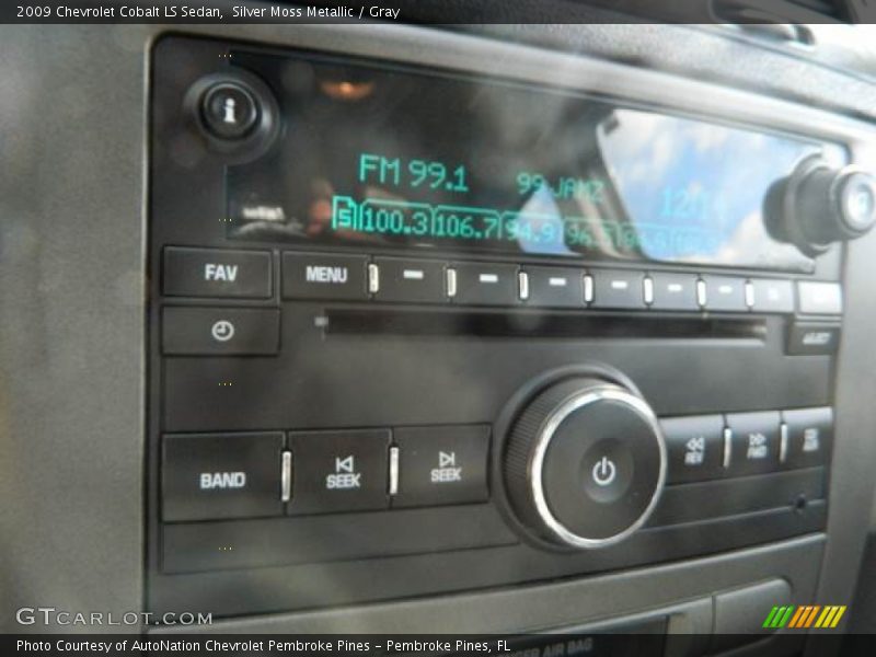 Silver Moss Metallic / Gray 2009 Chevrolet Cobalt LS Sedan