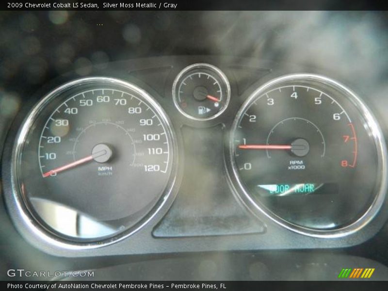 Silver Moss Metallic / Gray 2009 Chevrolet Cobalt LS Sedan