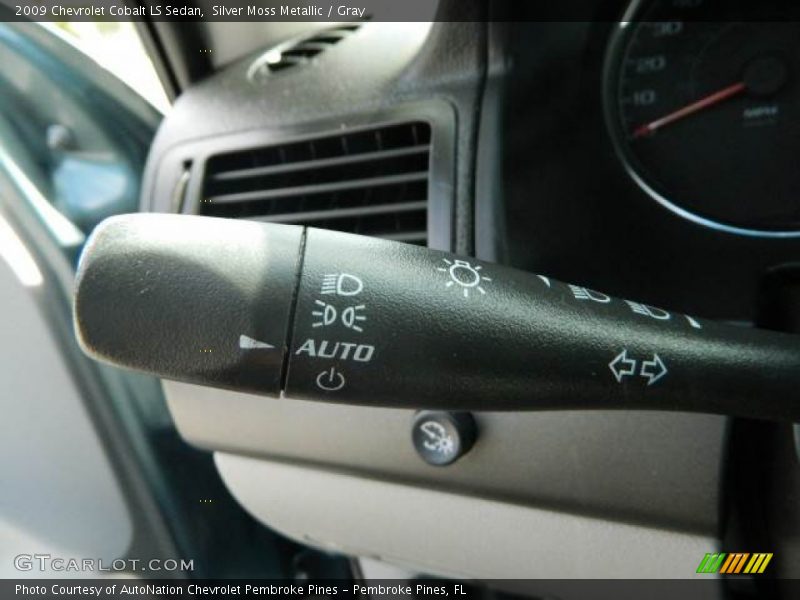 Silver Moss Metallic / Gray 2009 Chevrolet Cobalt LS Sedan
