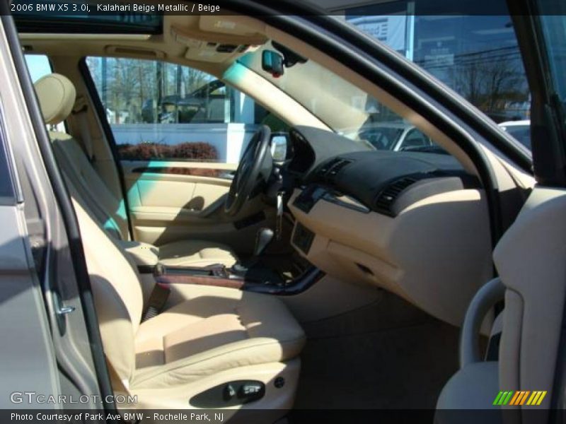 Kalahari Beige Metallic / Beige 2006 BMW X5 3.0i