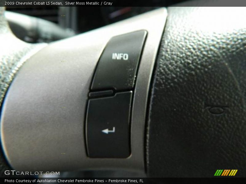 Silver Moss Metallic / Gray 2009 Chevrolet Cobalt LS Sedan