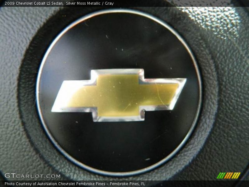 Silver Moss Metallic / Gray 2009 Chevrolet Cobalt LS Sedan