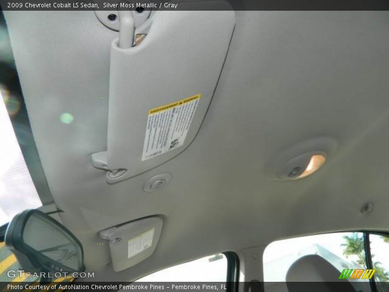 Silver Moss Metallic / Gray 2009 Chevrolet Cobalt LS Sedan