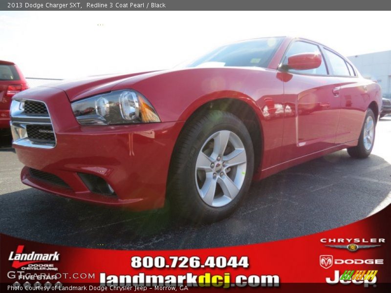 Redline 3 Coat Pearl / Black 2013 Dodge Charger SXT