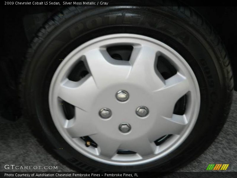 Silver Moss Metallic / Gray 2009 Chevrolet Cobalt LS Sedan