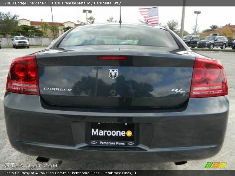 Dark Titanium Metallic / Dark Slate Gray 2008 Dodge Charger R/T